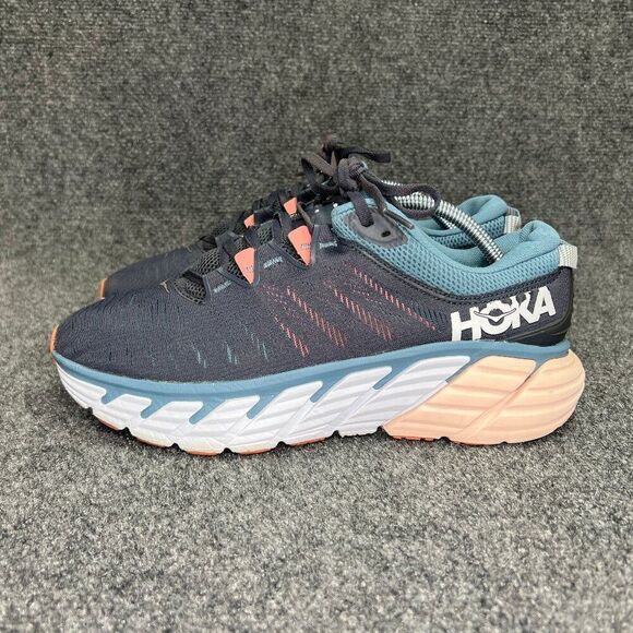 Hoka One One Gaviota 3 Running Shoes Women's 10.5 Blue Athletic Training Sneaker - Picture 5 of 12